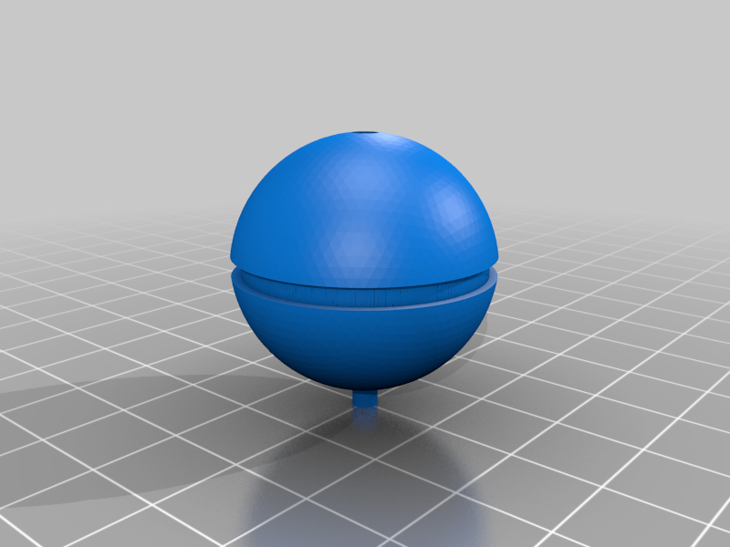 Pokeball Add-On for Miniature Custom Globe Stand