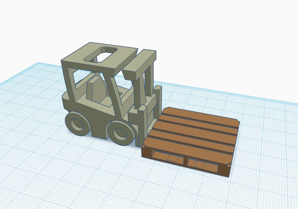 Pallet for "Surprise Egg #2 - Tiny Fork Lift"