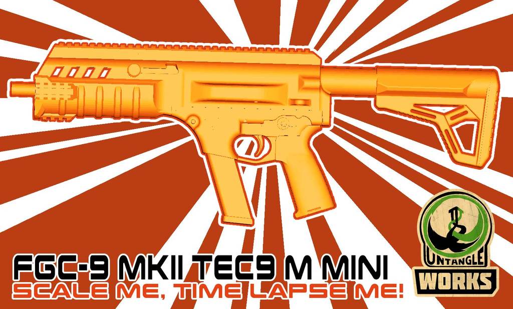 FGC9 MKII TEC9 M Mini 1/6 scale 
