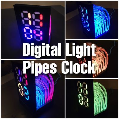Digital Light Pipes Clock