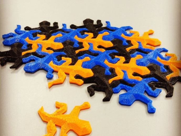 Volume Printing Tool for Escher Lizard