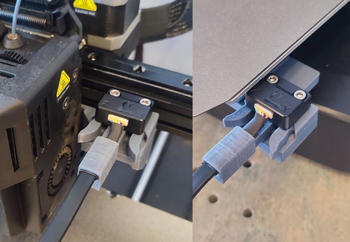 Ender-3 V3 KE - Vibration Compensation Sensor Permanent Dock