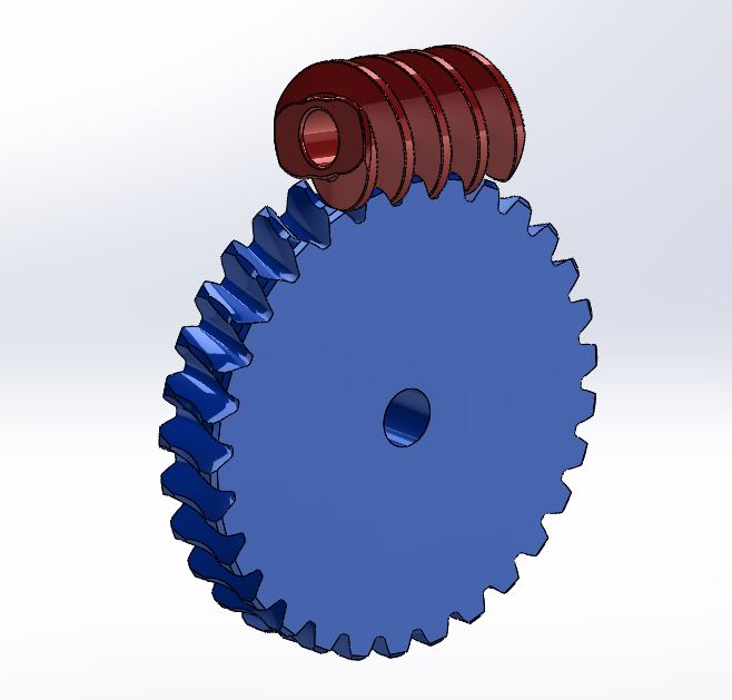 Worm Gear Set Example