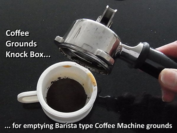 Barista Coffee Machine Knock Box for Coffee Grounds