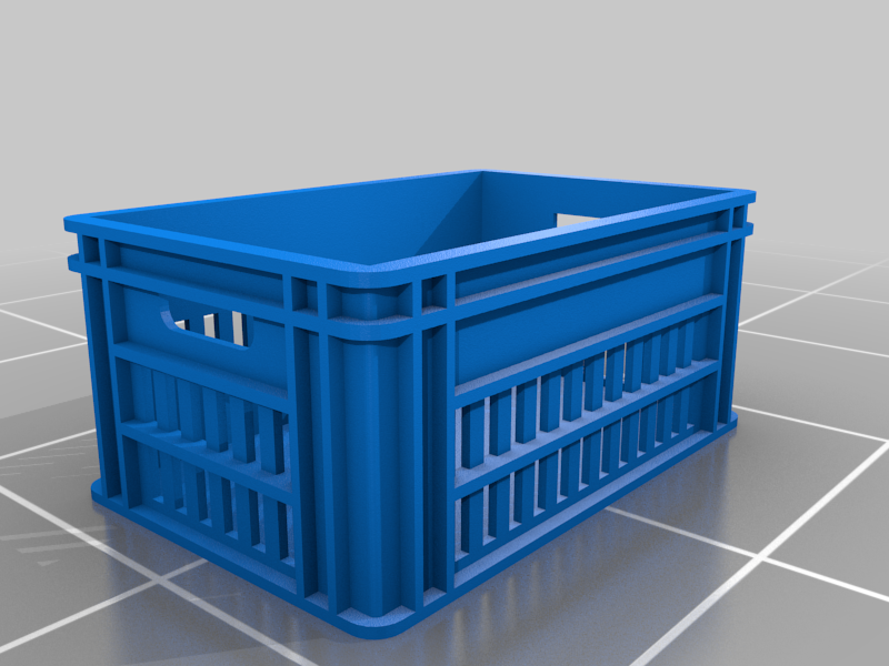 Plastic crate 5 (scale 1/35)