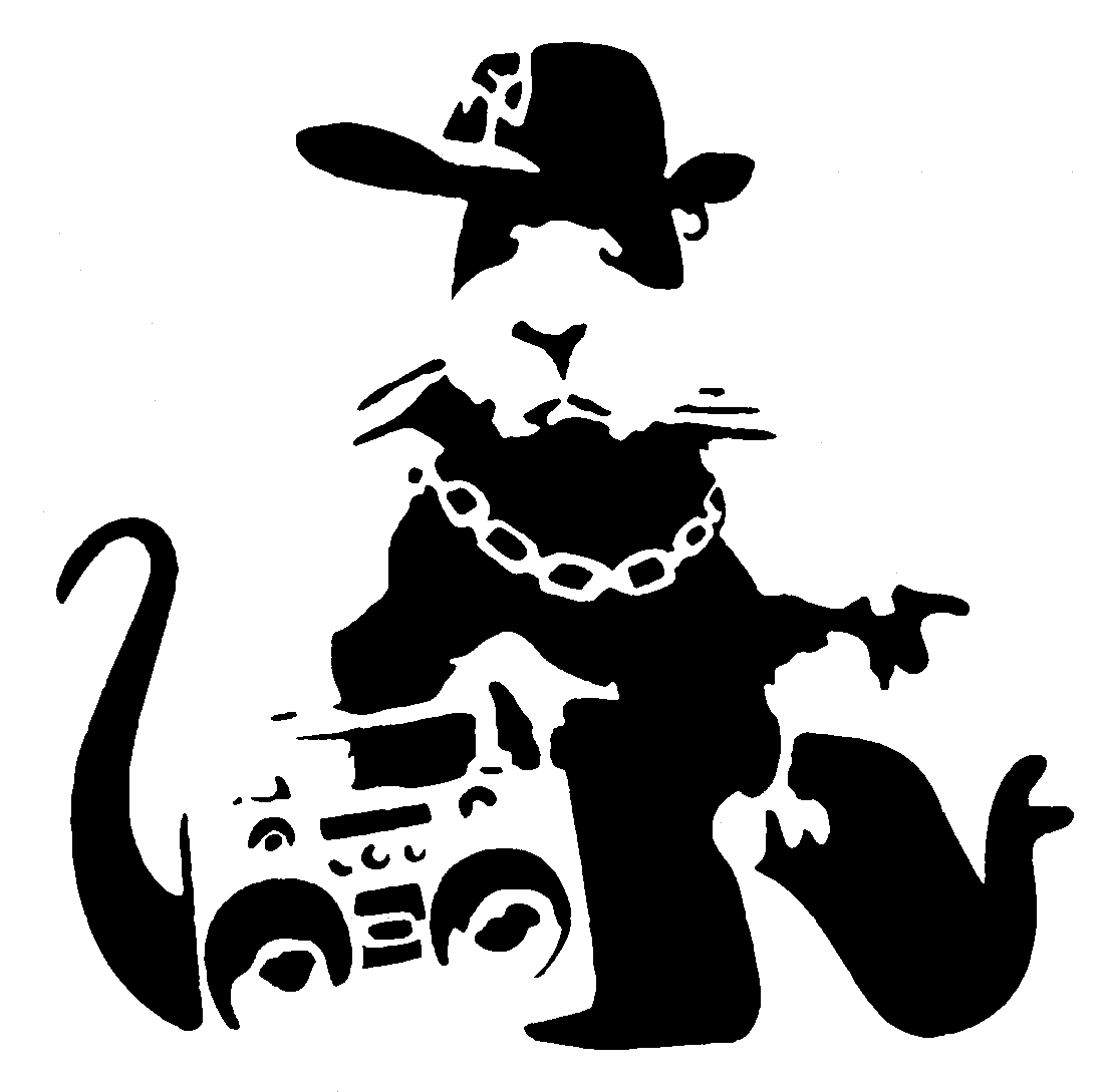 Banksy Rat stencil 7