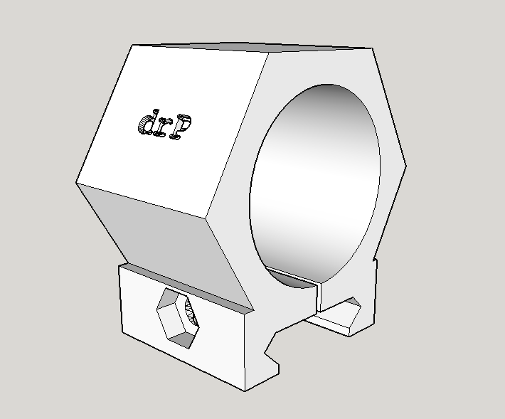 Picatinny Mount, Flashlight, 30mm diameter