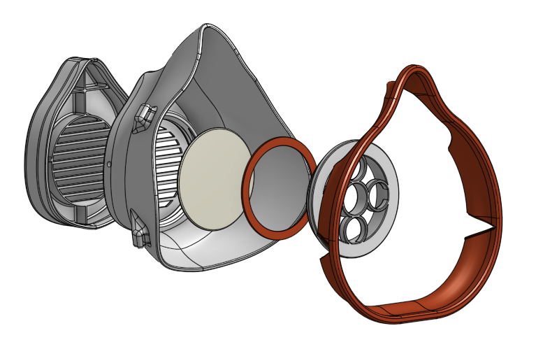 Update 04/27/20 Universal Mask concept with seal