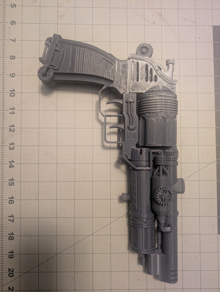 Steampunk Revolver Gun V2 - Remix