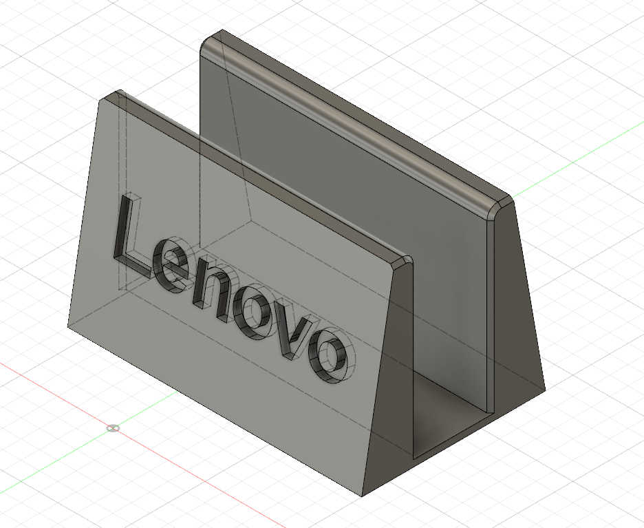 Laptop stand Lenovo upright | Notebookhalter Lenovo aufrecht
