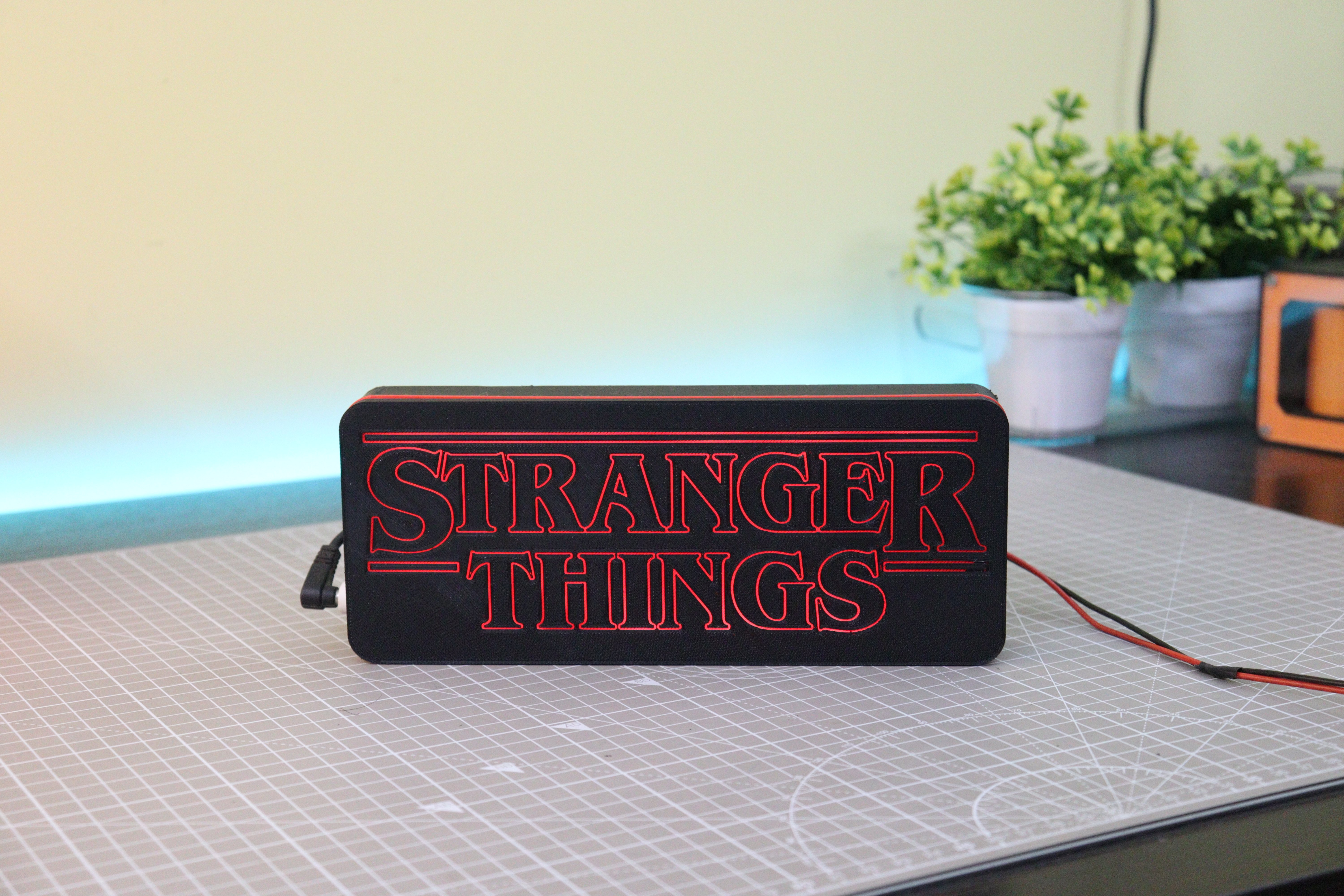 Stranger Things Logo Light BOX print without AMS for all printers