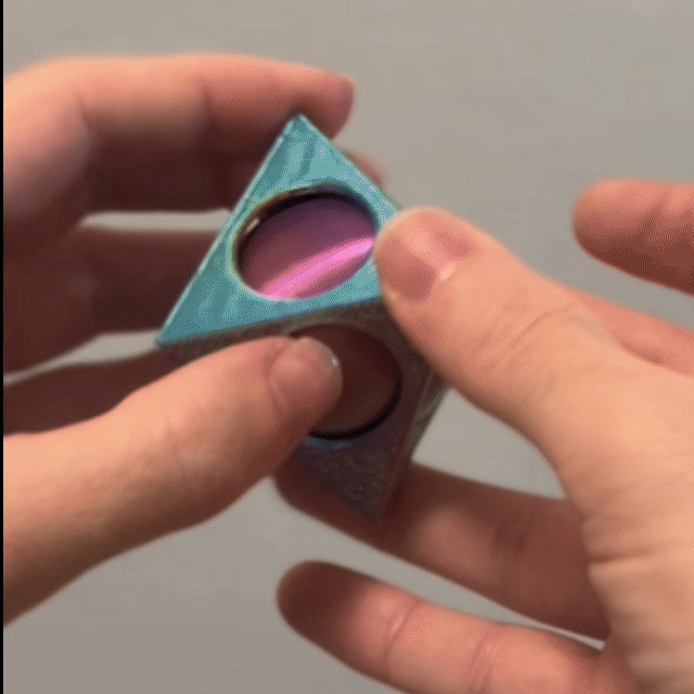 Miniatura 5 do modelo 3D Spinning Sphere Inside the Octahedron | Print-in-Place Fidget Toy