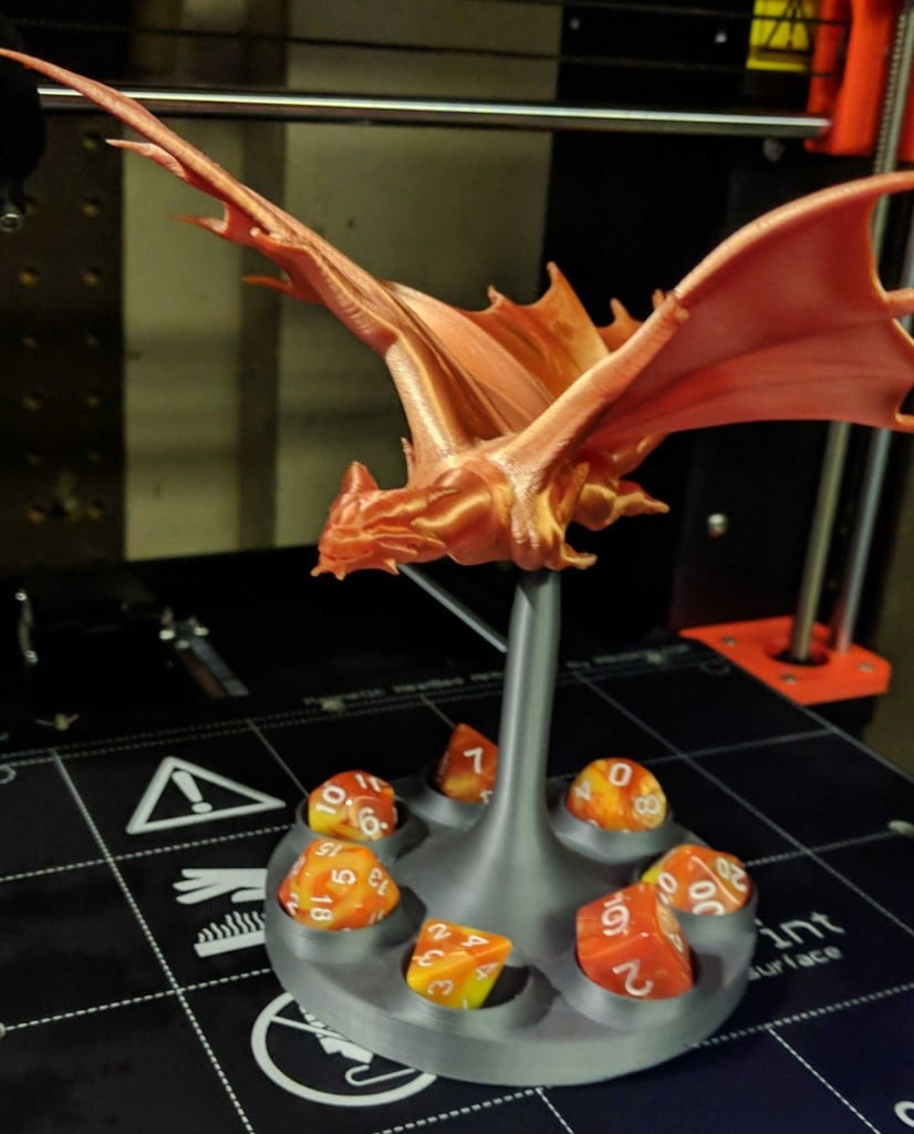 Dice Stand for Flying Dragon models by mz4250 