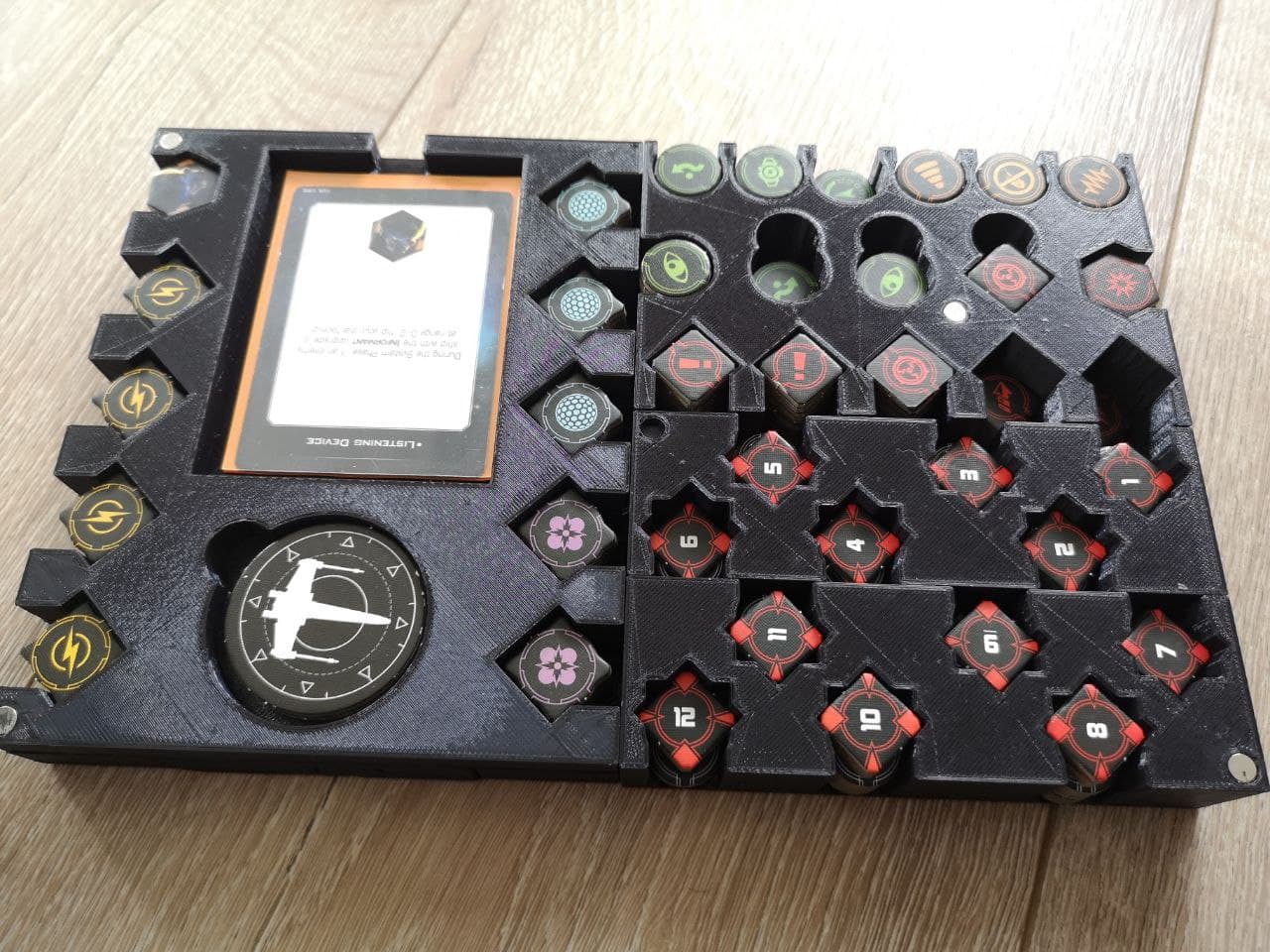 Token Box for SW X-Wing 2.0 Charges and Tokens