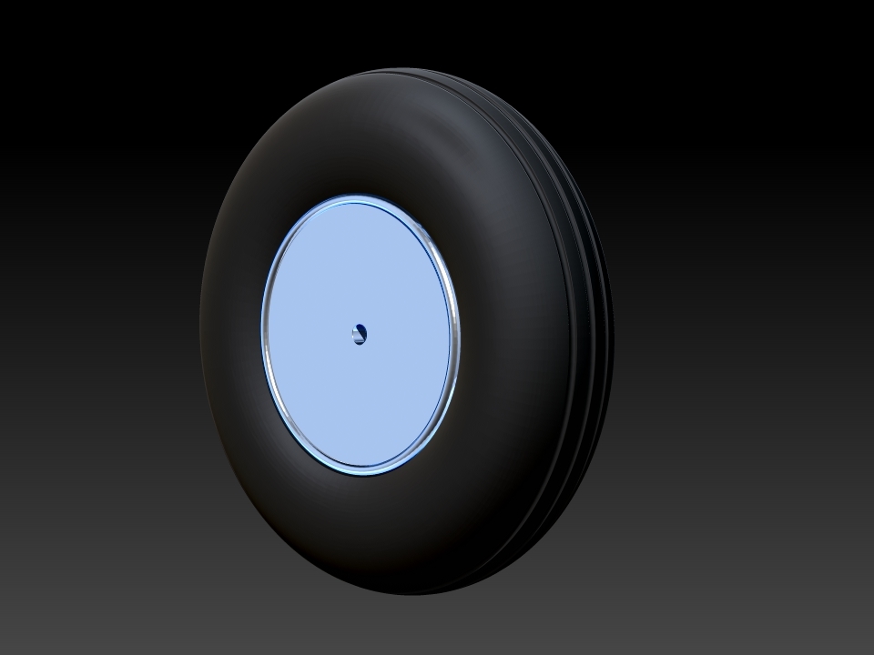 RC Plane Wheel And Tyre 2