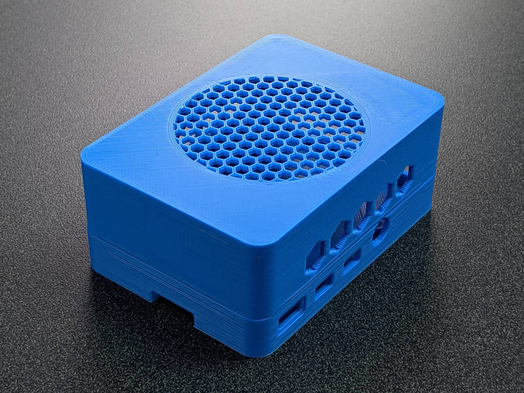 Pi 4 Snapfit 60mm fan case w/ exhaust and grill
