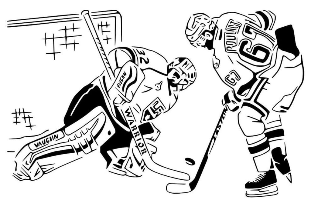 Hockey stencil