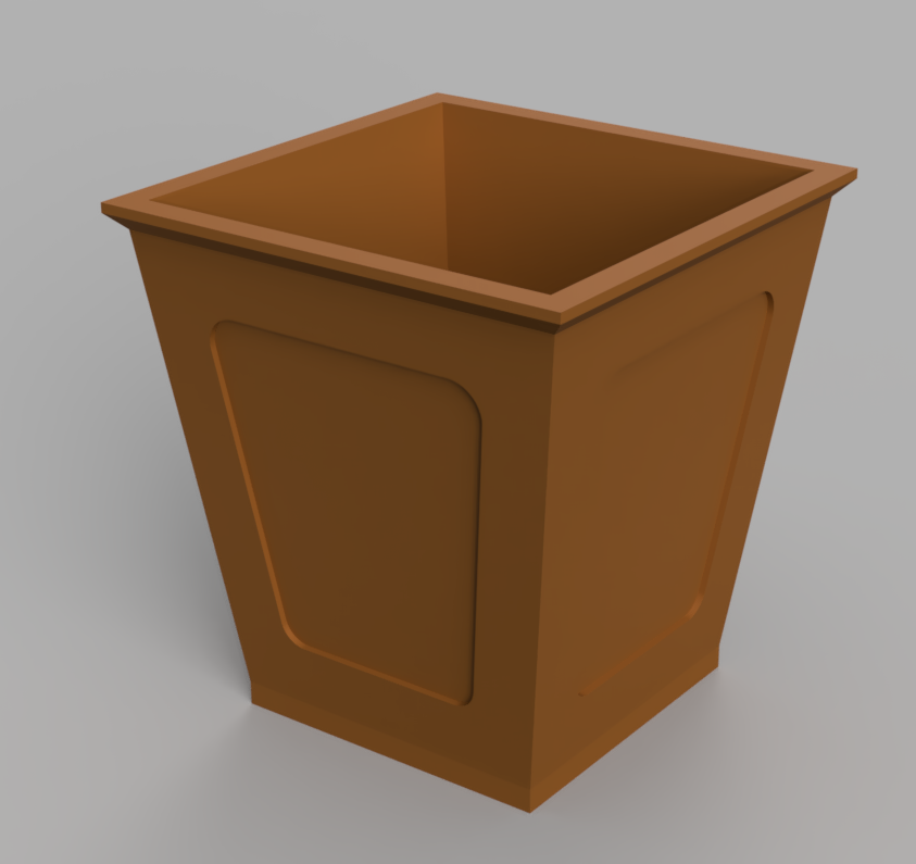 Cascade Style Bonsai Pot - Easy Print