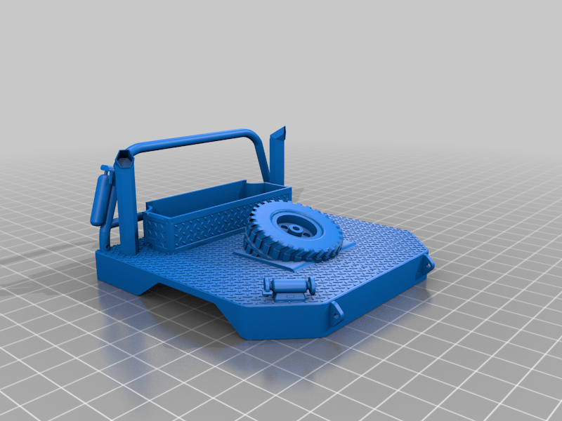 Flatbed for rc crawler