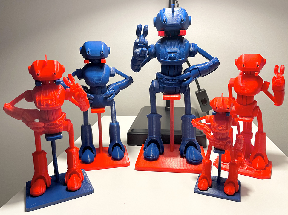 Ankly Robot Display Stands - 2 Versions