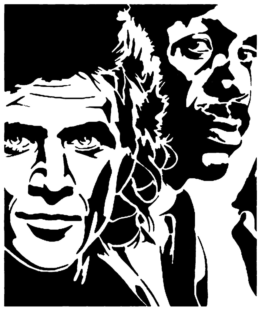 Lethal Weapon stencil