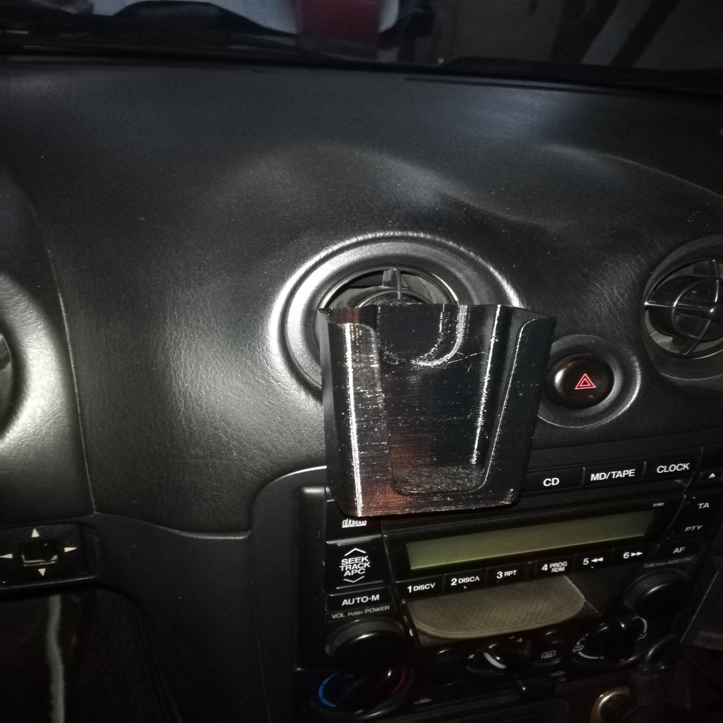 Holder for Baofeng BF888 PMR Radio in an MX5 Miata
