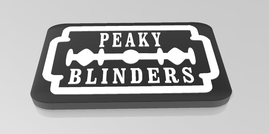 Peaky Blinders Razor Sign