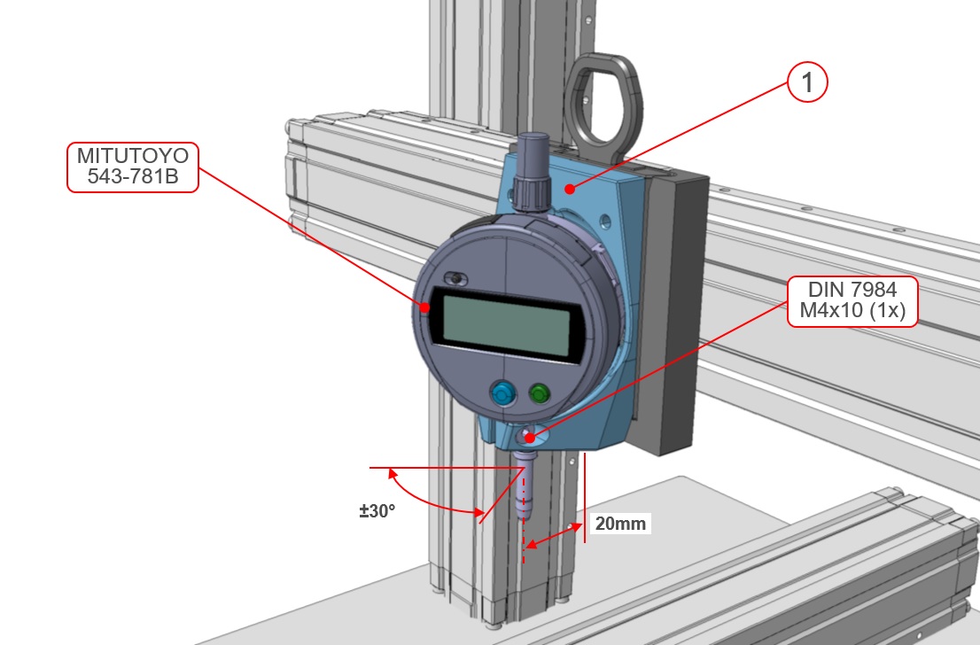 snapmaker 2.0 holder for dial indicator