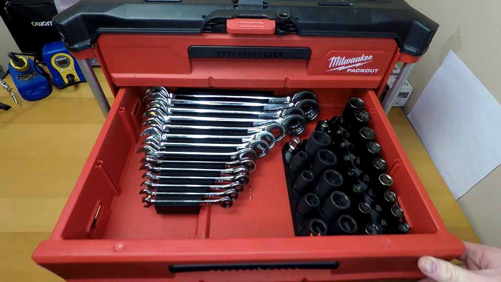 Magnetic Wrench Organizer