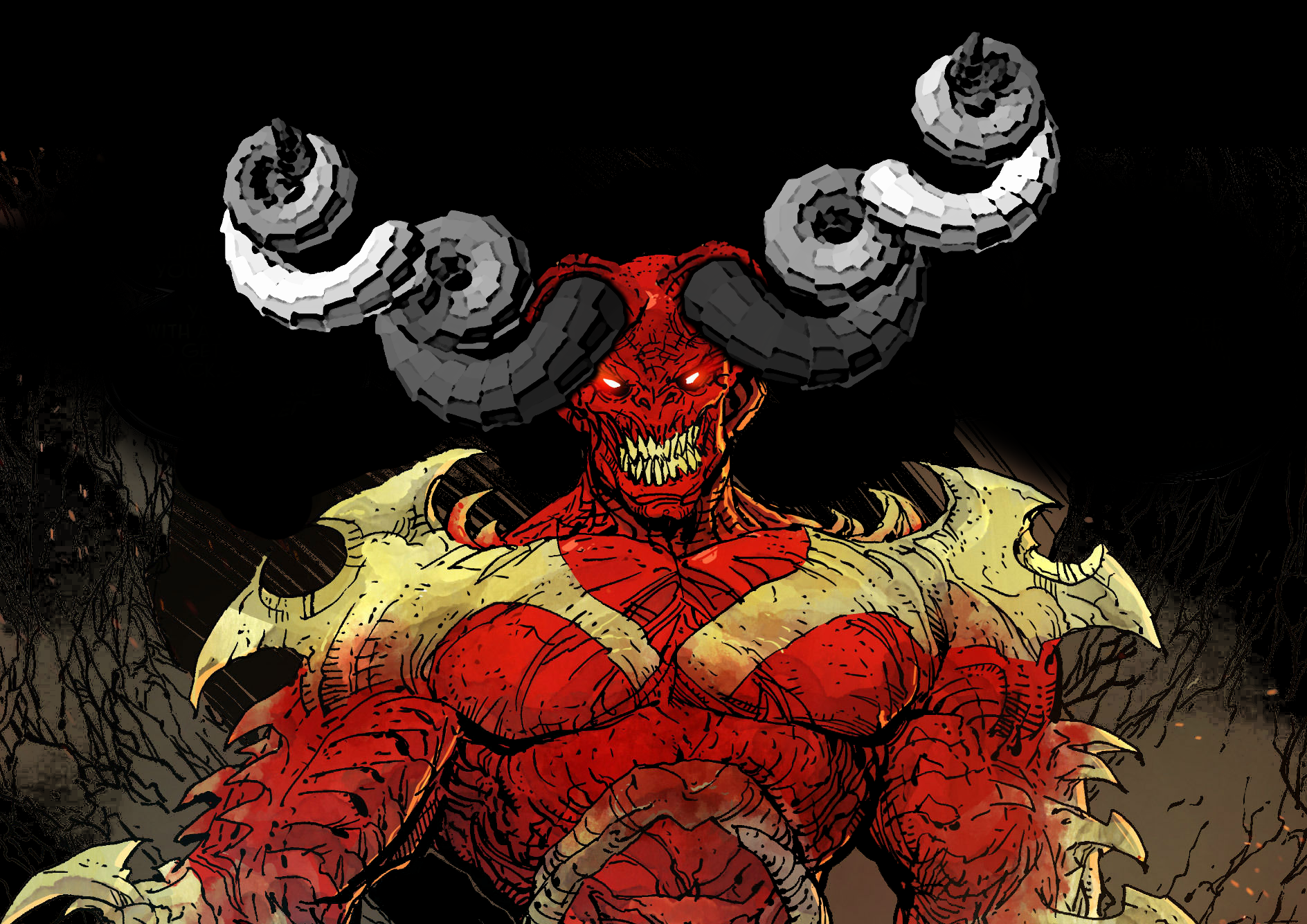 Customizable Parametric Demonic Horns