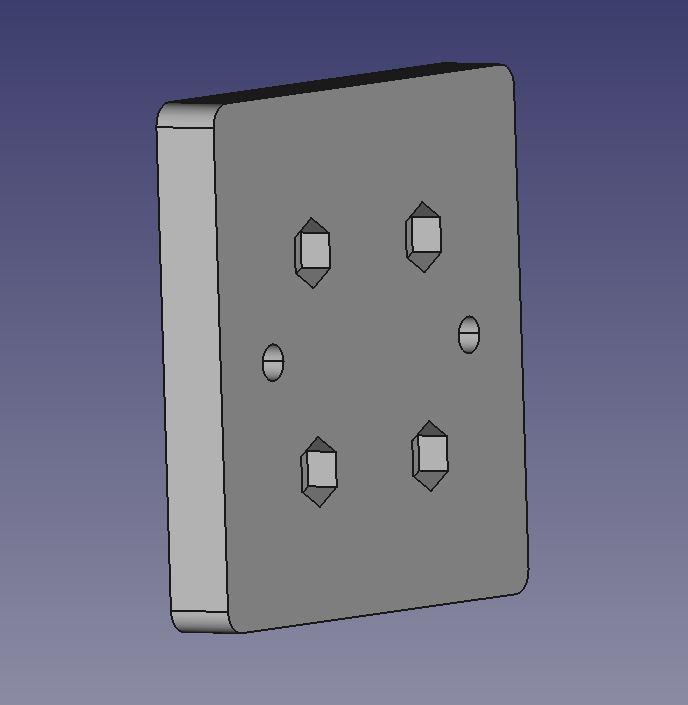 3 color Diamond hotend mount for Hypercube printer.