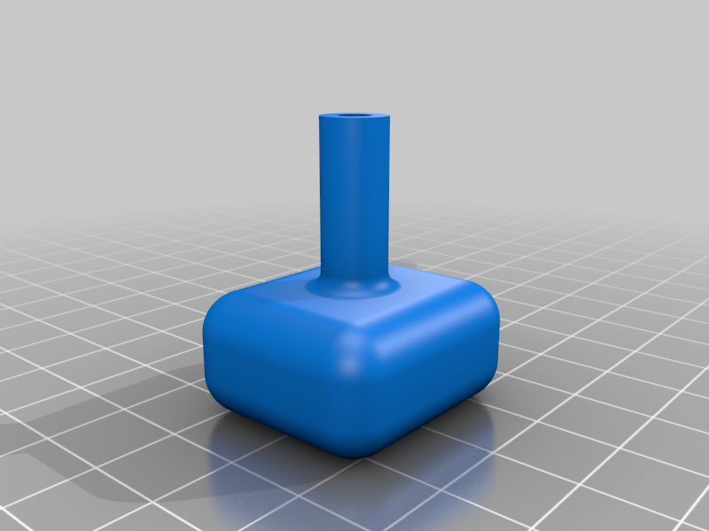Square Button Handle