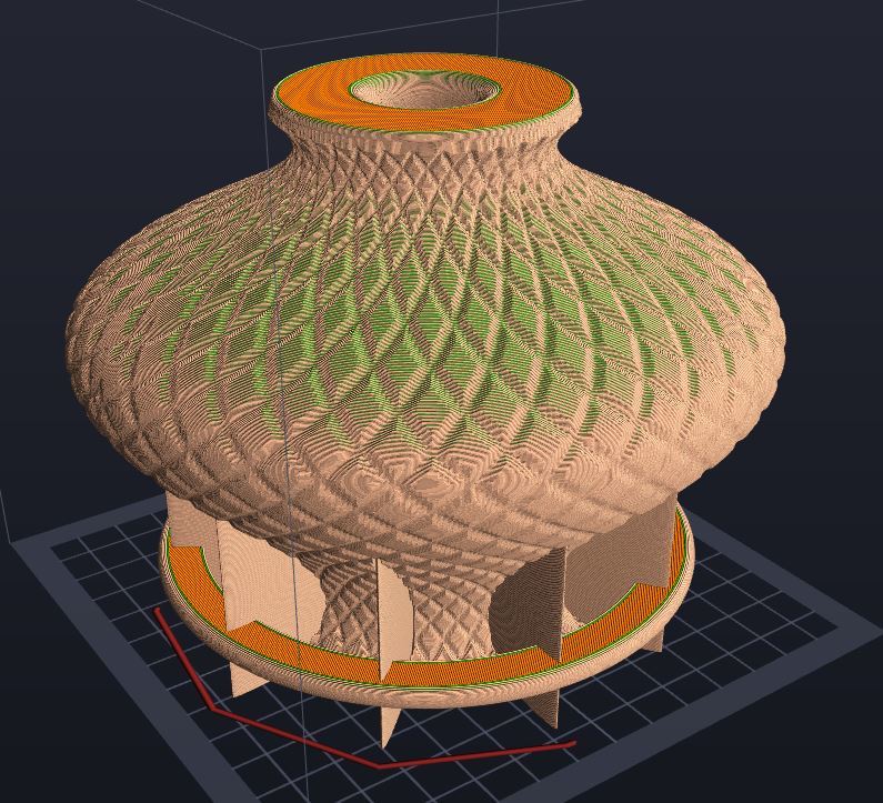 Saturn Vase (5 textures)