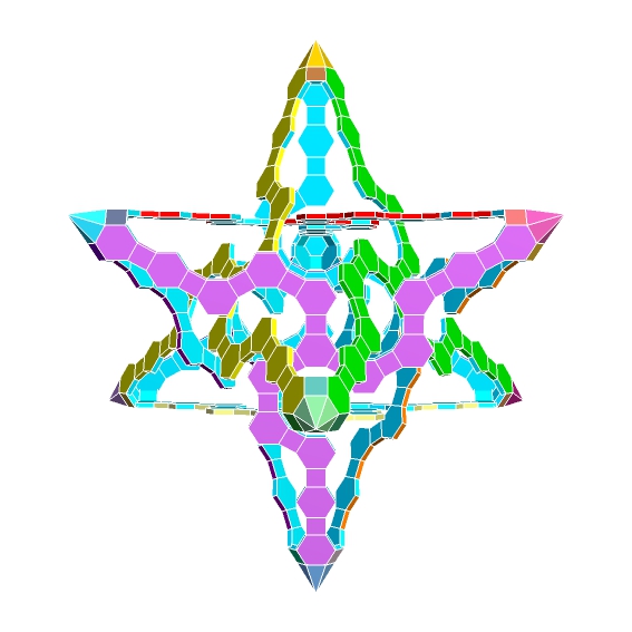 ESCHER OCTAHEDRAL POLYKNOT 3