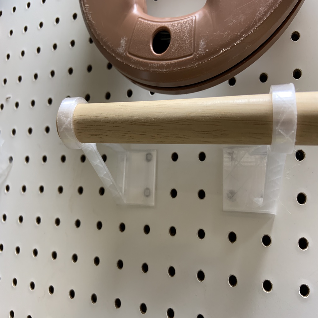 Pegboard Toilet Paper Holder