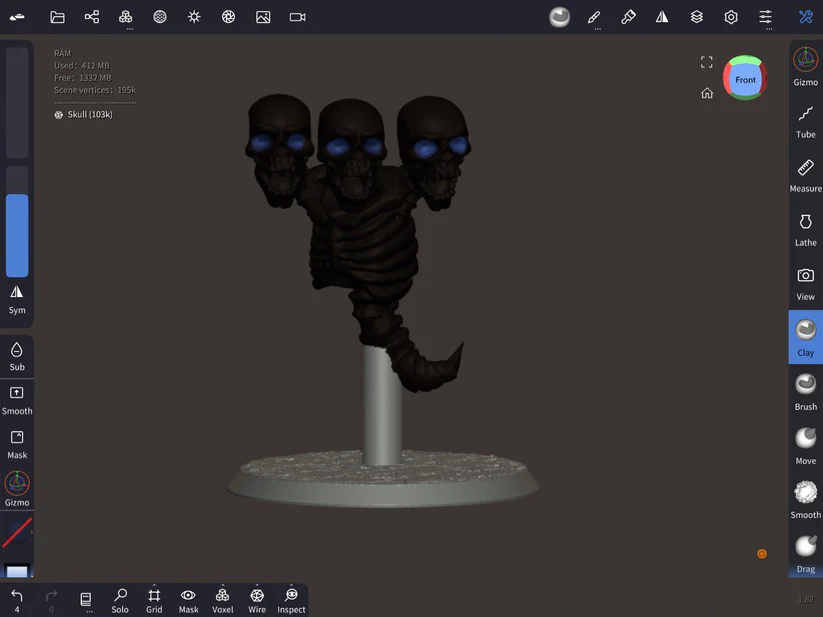 Miniatura 1 do modelo 3D The Wither mini