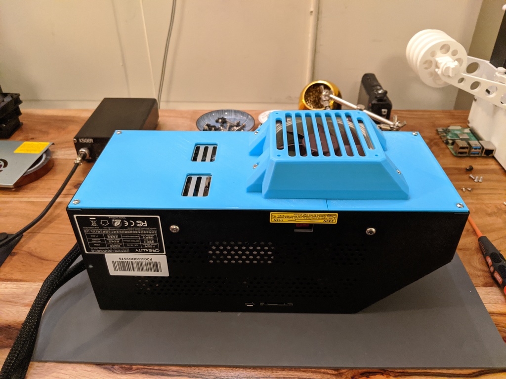 CR-10 V2 Control Box PSU Quiet Fan Upgrade