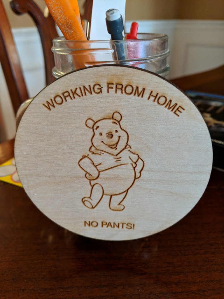 Work From Home Coaster