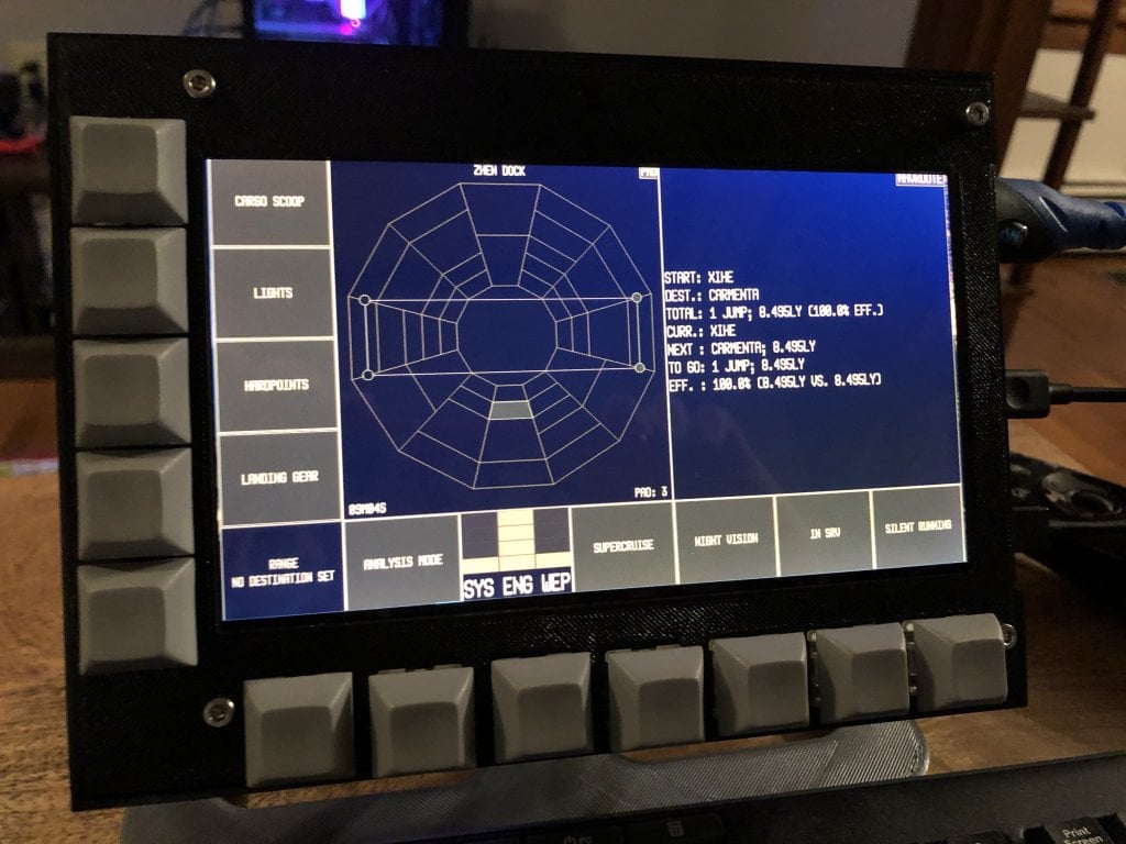 Multi Function Display For Elite Dangerous