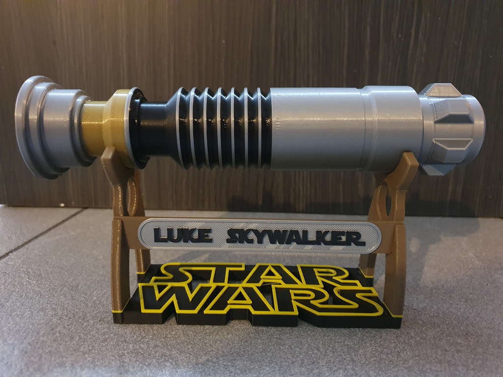 Lightsaber Holder (Luke Skywalker, name can be change)