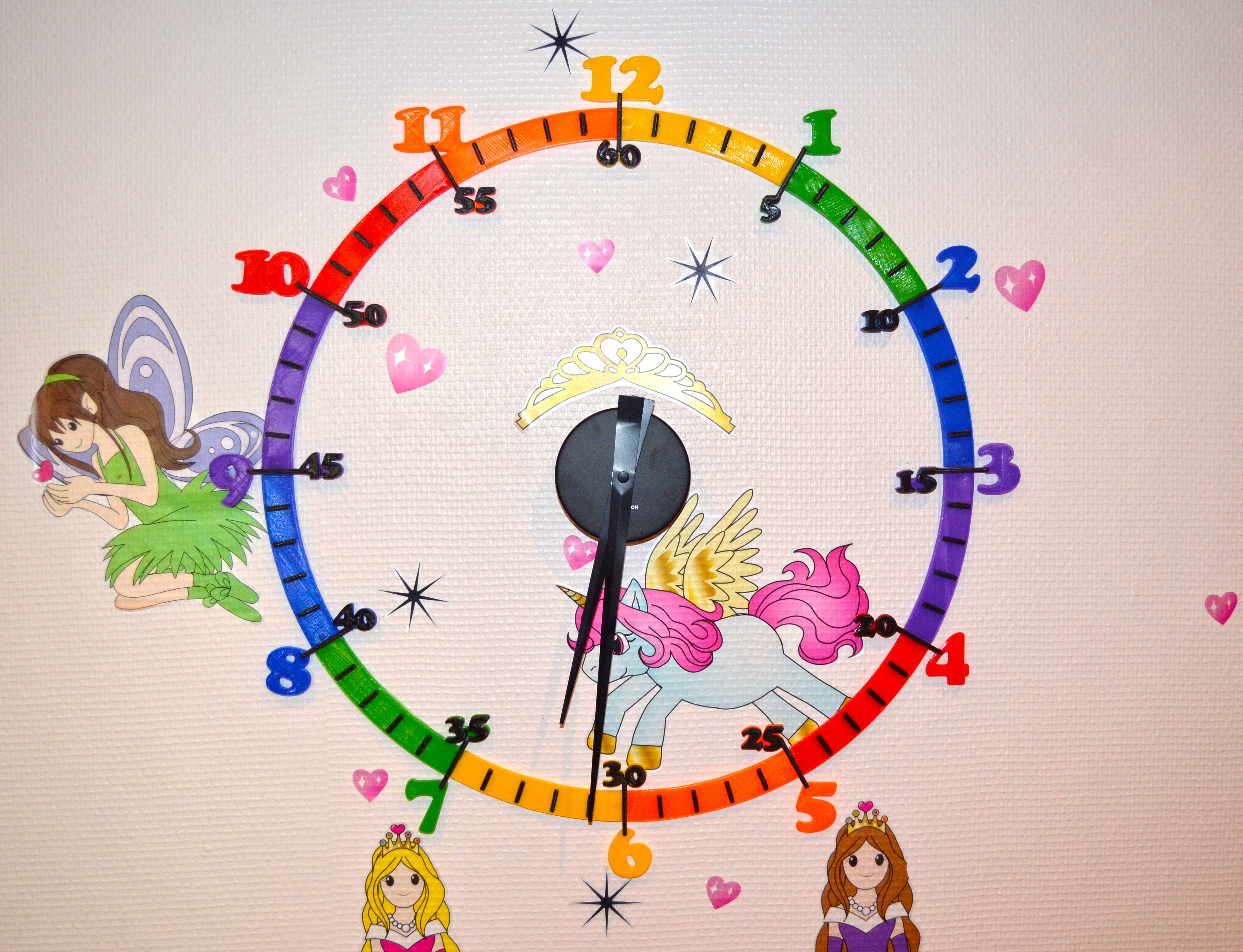 Educational clock dails