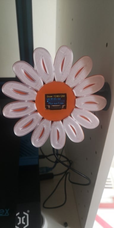 octofleur -  display Octoprint monitor wifi
