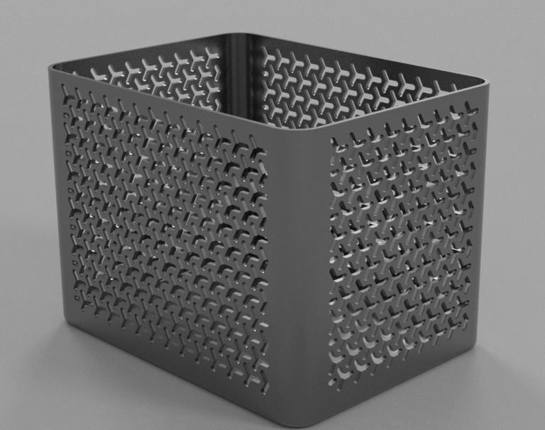 Storage Box with Y shape Walls - 200 × 160 × 150 mm