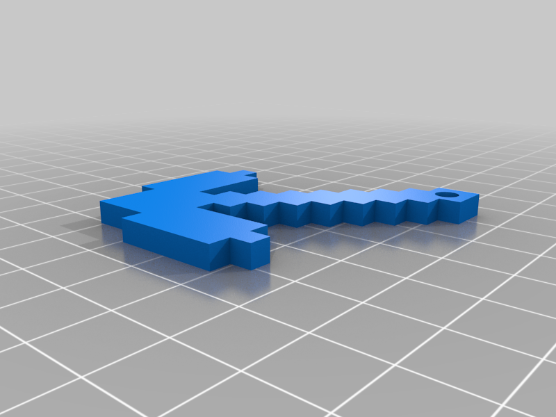 Minecraft tools keychain