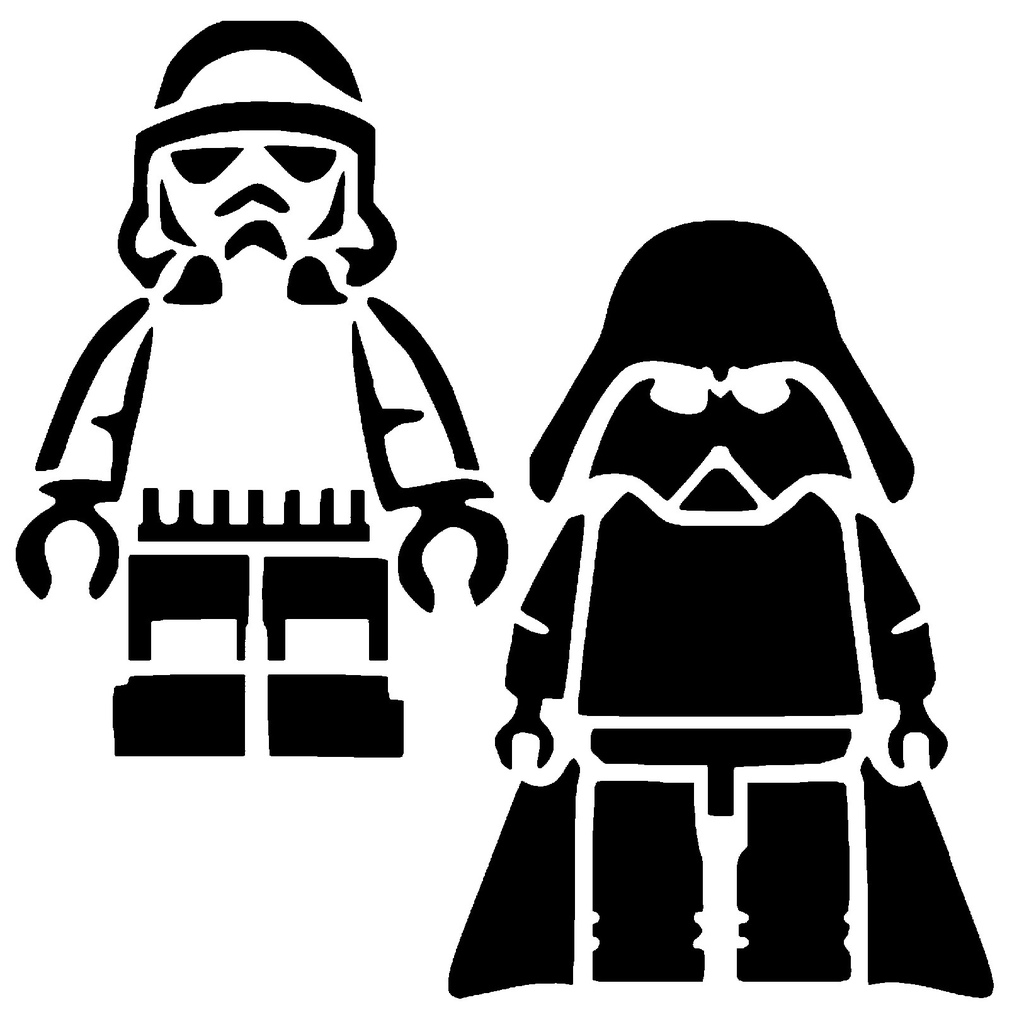 Lego Star Wars stencil