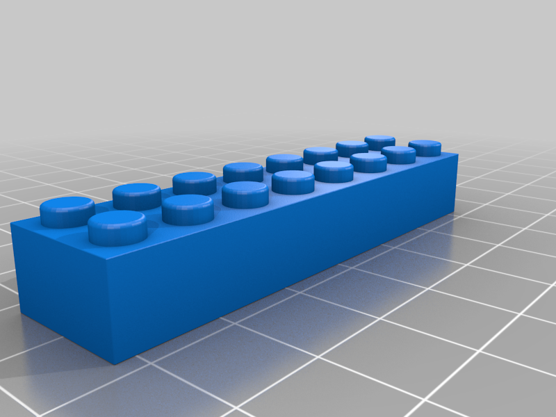 LEGO® compatible brick 8x2