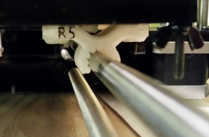 Y-bed slider for Geeetech i3 Pro B with 8mm Acrylic frame