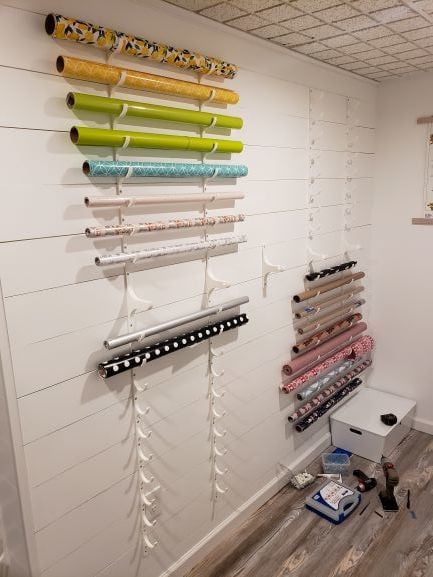 Vinyl, Wrapping Paper, Spray Paint and Ribbon Organizer (Version 2)