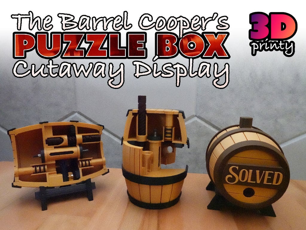 The Barrel Cooper's Puzzle Box (Display Edition)