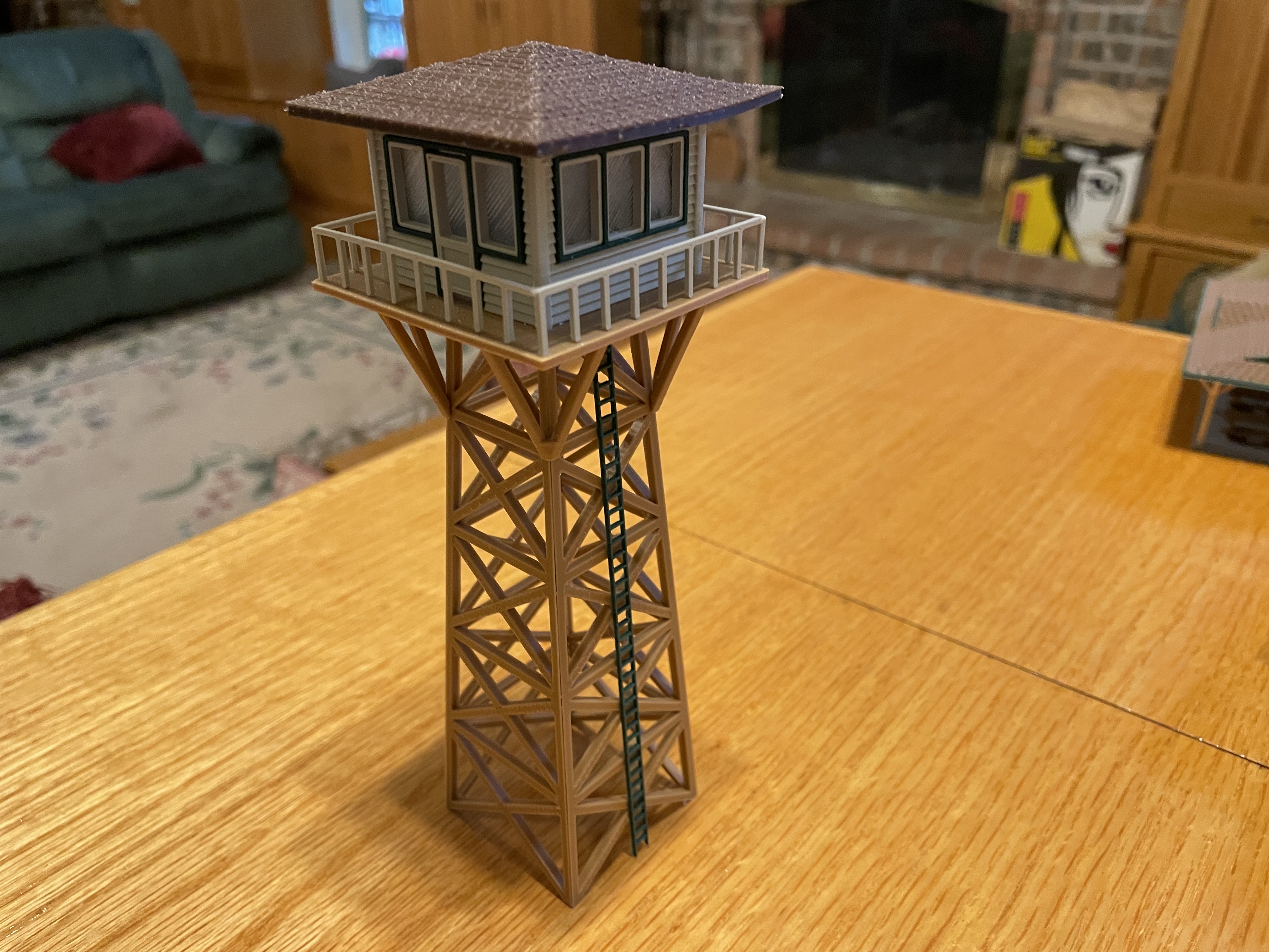 HO Scale Fire Watch Tower